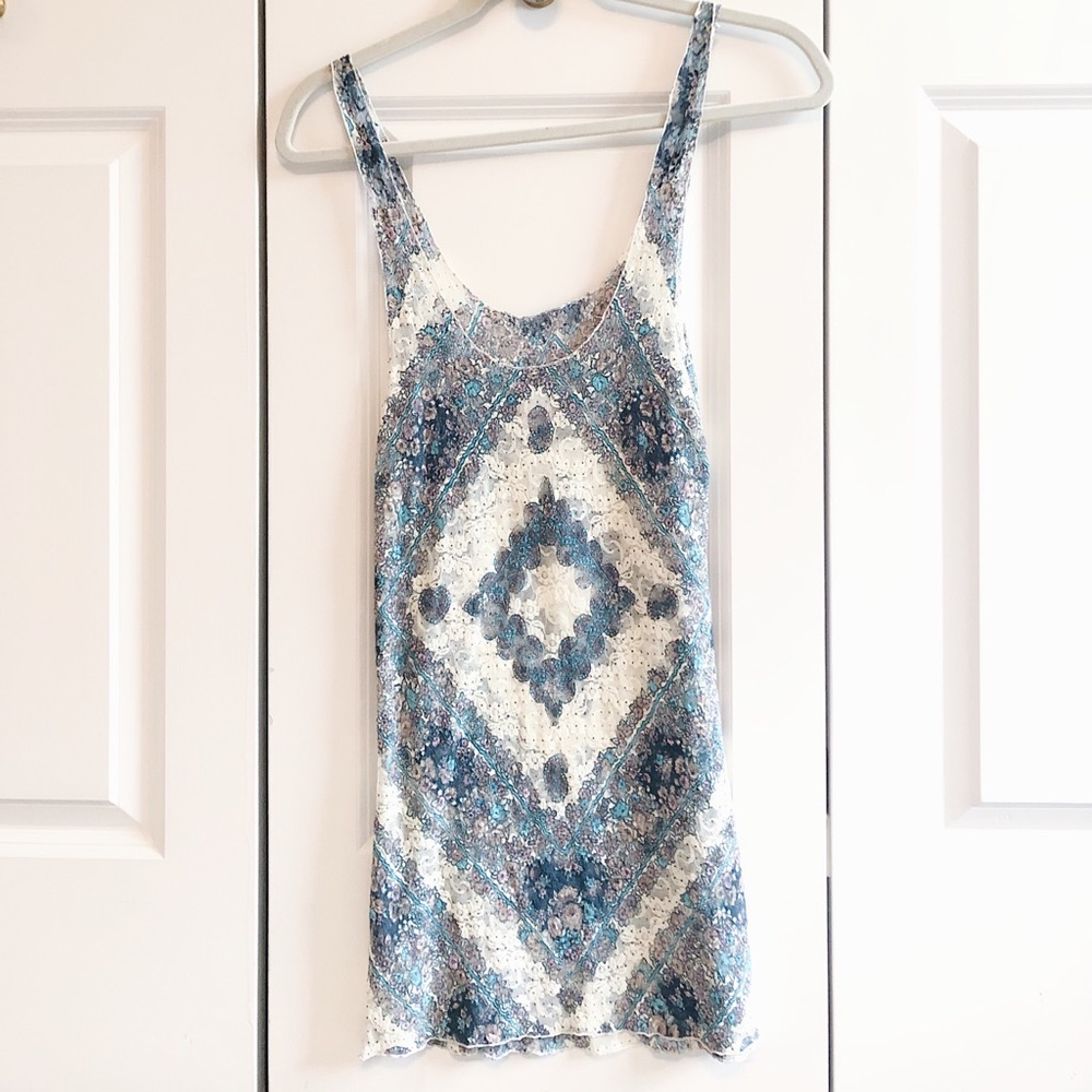 Paisley lace free people intimates beach dress